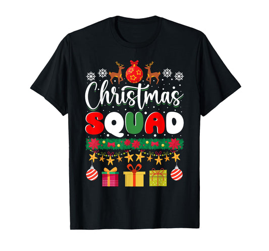 Christmas Squad Family Matching Group Christmas Xmas T-Shirt