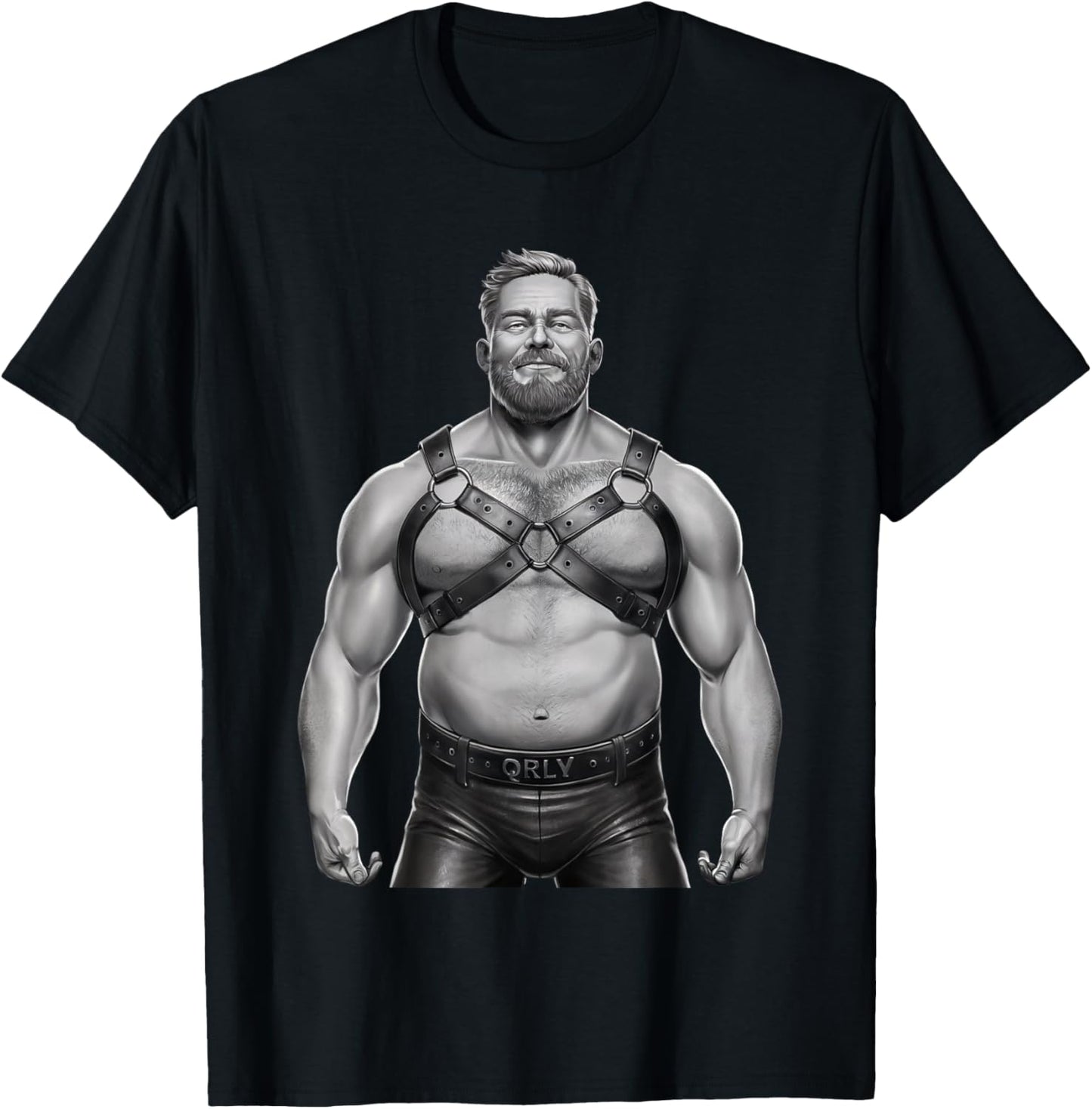 Muscle Bear Community, Bear Flag, Funny Gay Bear Pride T-Shirt