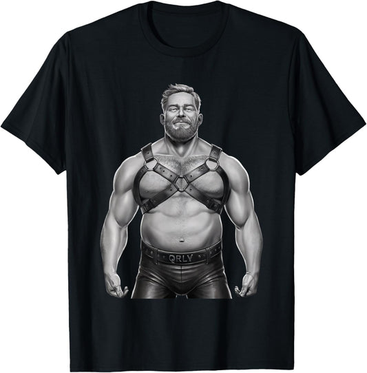 Muscle Bear Community, Bear Flag, Funny Gay Bear Pride T-Shirt