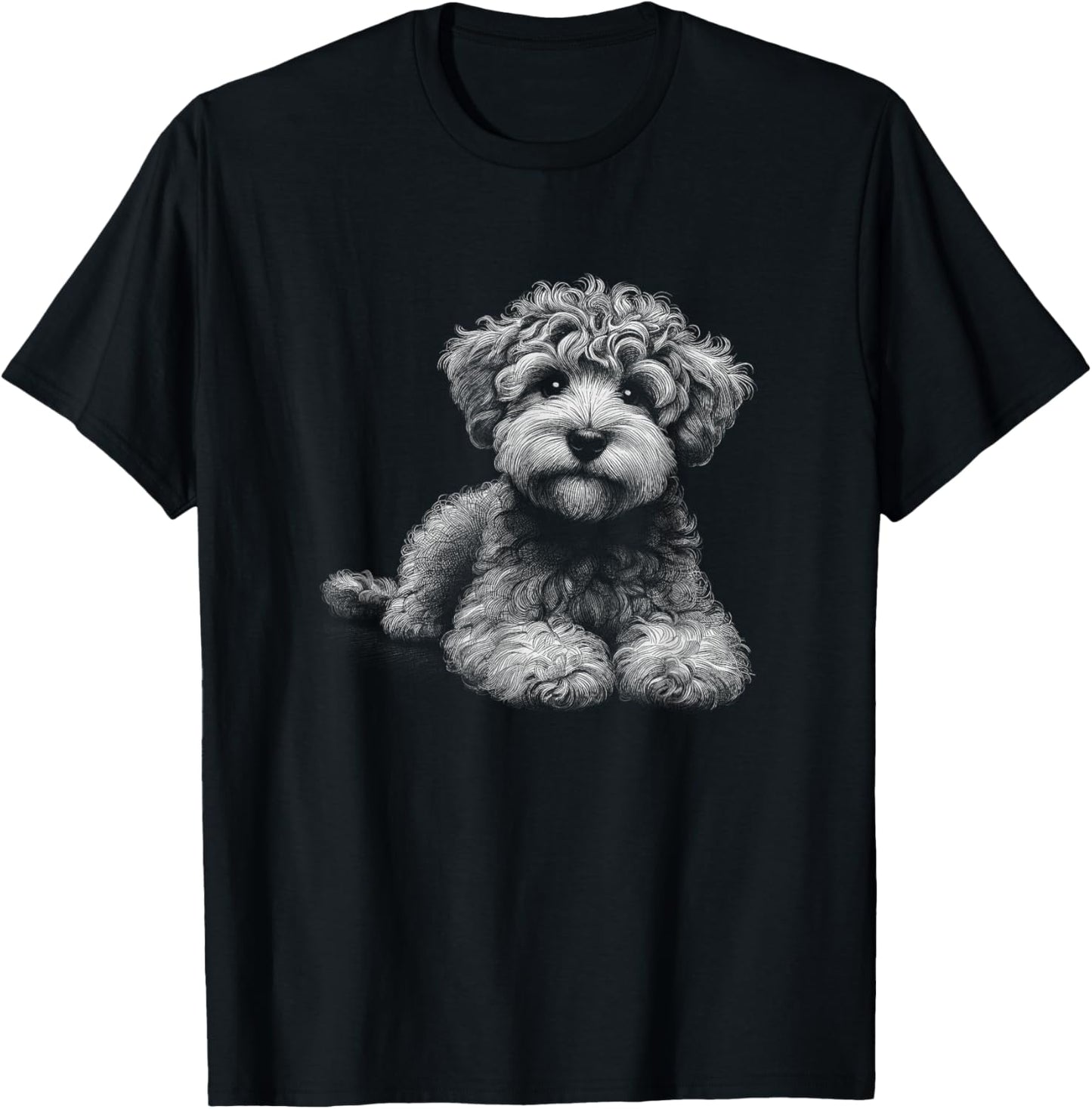 Schnoodle Dog Art Design For Men And Women T-Shirt