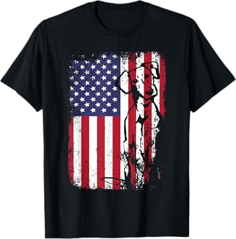 american flag labrador shirt - usa flag labrador shirt T-Shirt