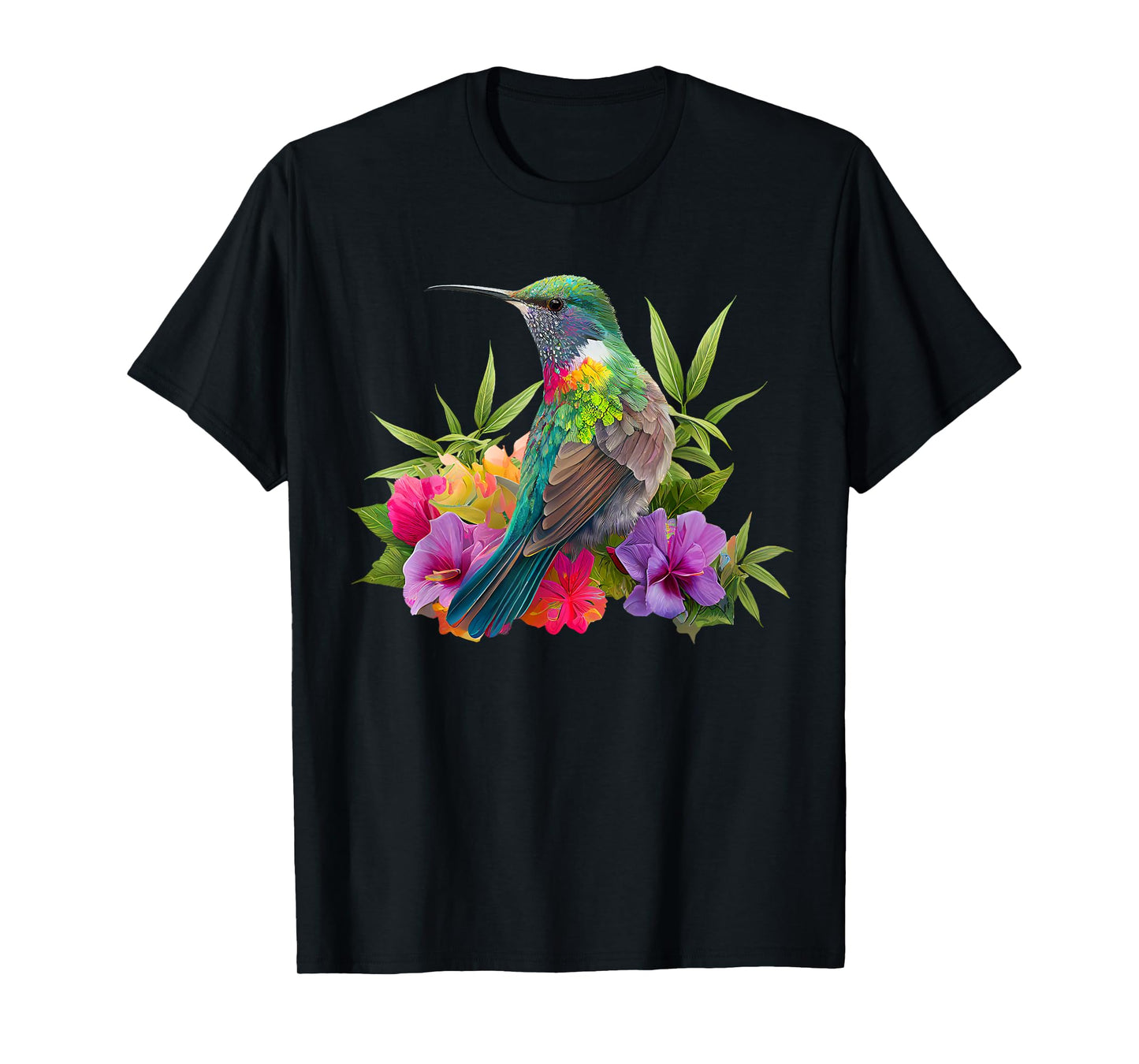 Hummingbird Backyard Birdwatching Birdwatchers Birder Design T-Shirt