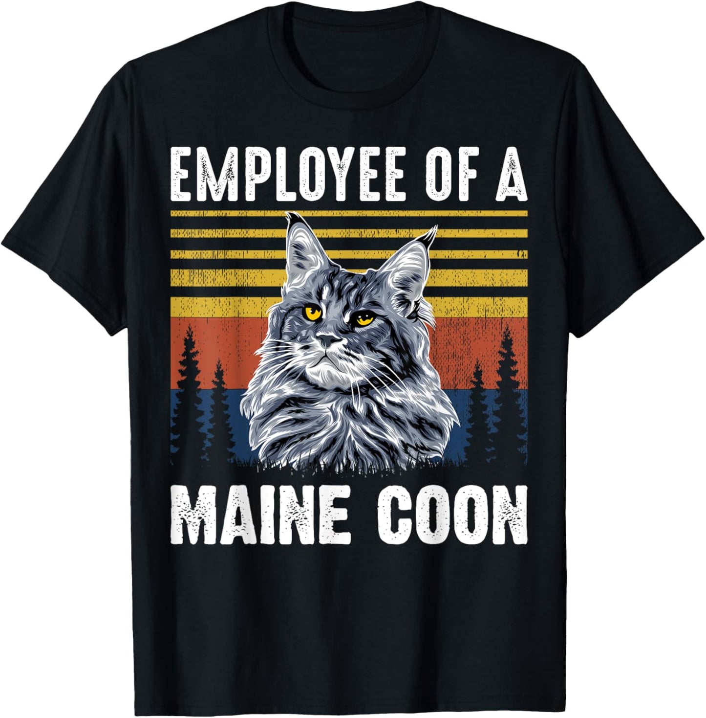 Cat - Employee of a Mine Coon T-Shirt