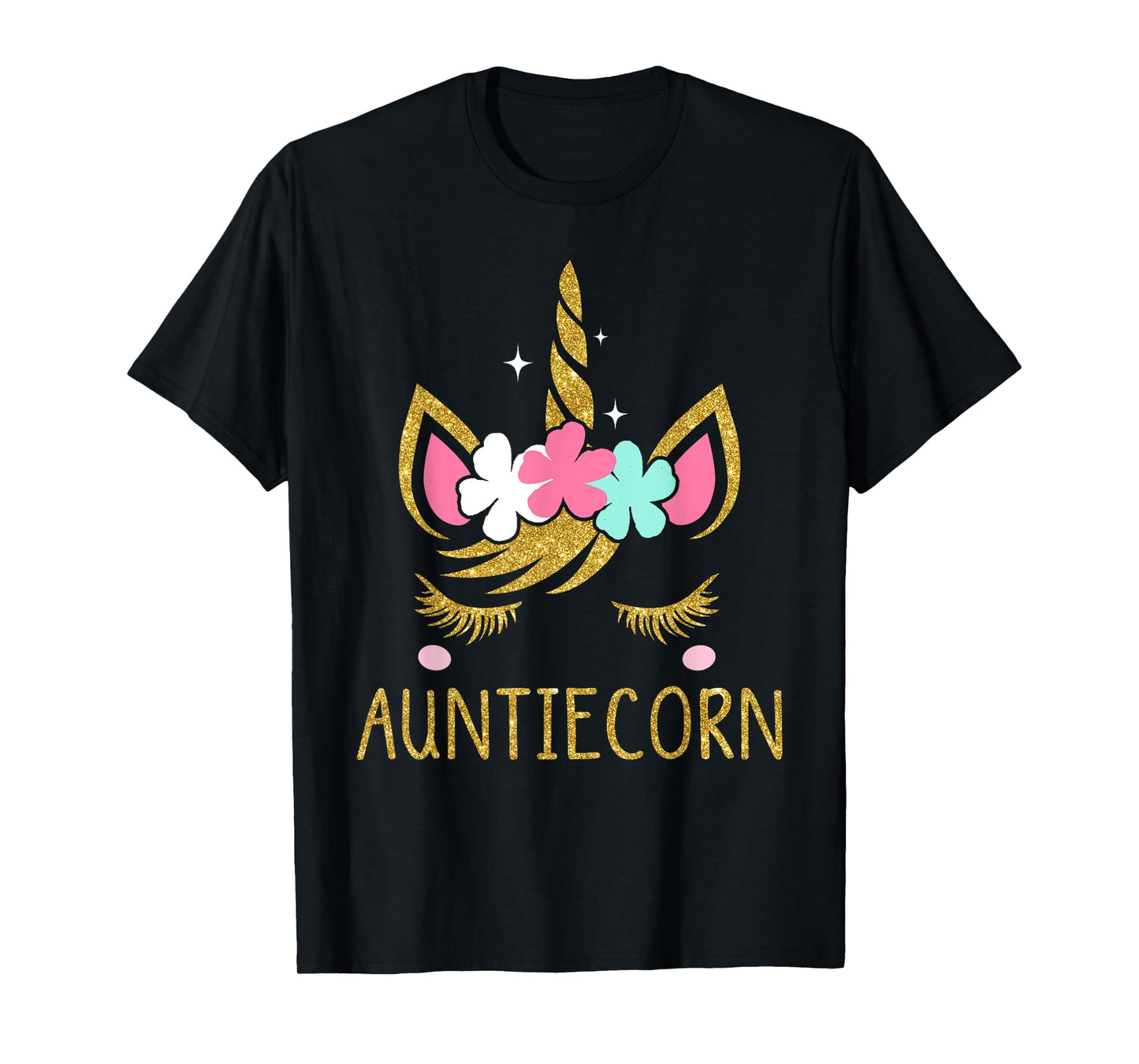 Auntiecorn Unicorn Auntie T-Shirt T-Shirt