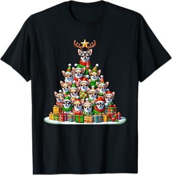 Christmas Tree Chihuahua Chihuahuas Chi T-Shirt