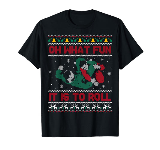Jiu Jitsu BJJ Ugly Christmas Sweater MMA Funny Xmas T-Shirt