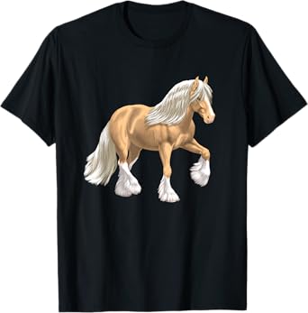 Pretty Palomino isabell white Gypsy Cob Tinker horse T-Shirt