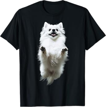 Pomeranian Dog Motif Pet Illustration Pomeranian T-Shirt