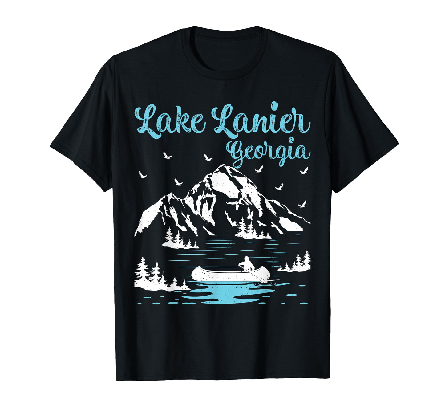 Summer Vacation Retro Georgia Lake Lanier T-Shirt for Men Women Kids