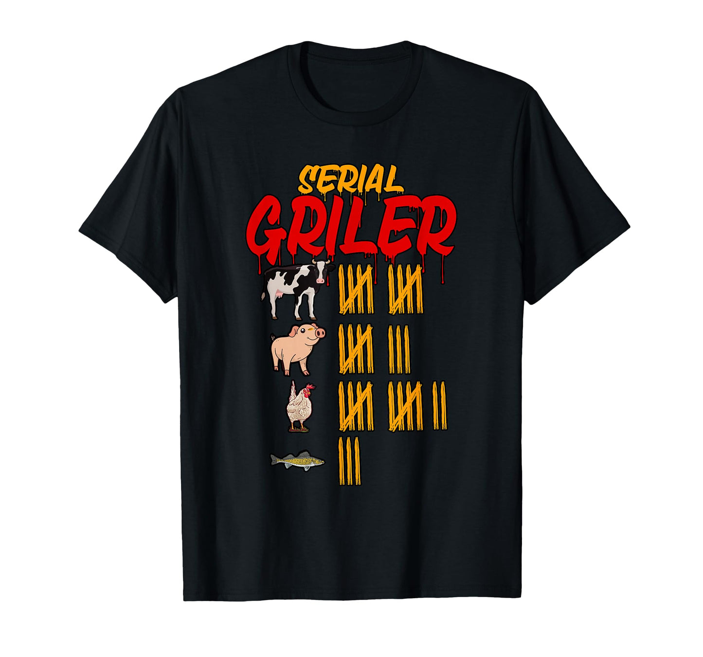 Serial Griller Pitmaster BBQ Smoker T-Shirt