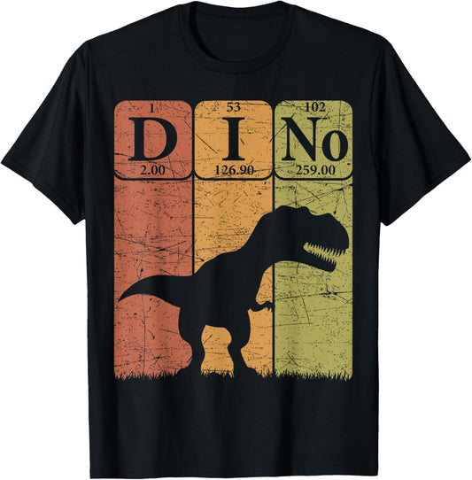 Dinosaur Periodic Table Elements T Rex Dino Paleontologist T-Shirt