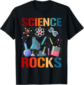 Science Rocks Biologist Chemistry Physics Teacher T-Shirt