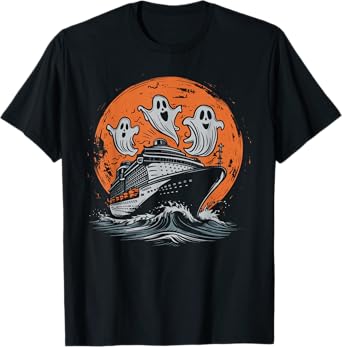 Cruise Ship, Costume, Vacation, Spooky T-Shirt