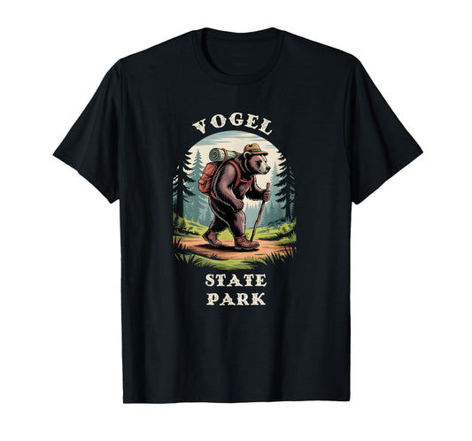 Vogel State Park, Georgia GA Mountains Hiking Bear T-Shirt