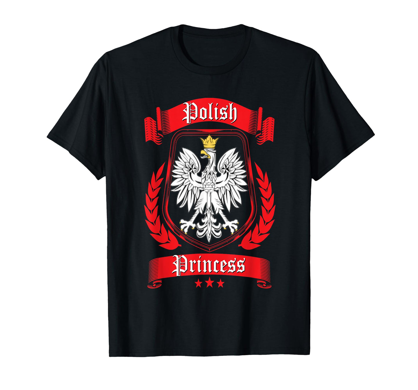 Polish Princess Shirt Dyngus Day Poland Eagle Daughter Girls T-Shirt