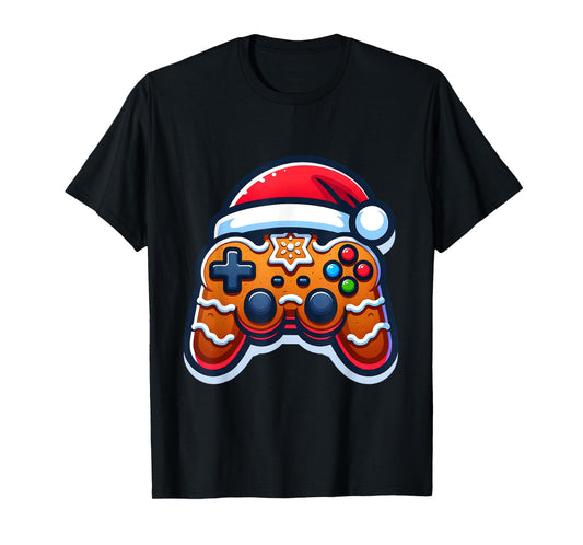 Christmas Gamer Boys Video Games Santa Controller Xmas Funny T-Shirt