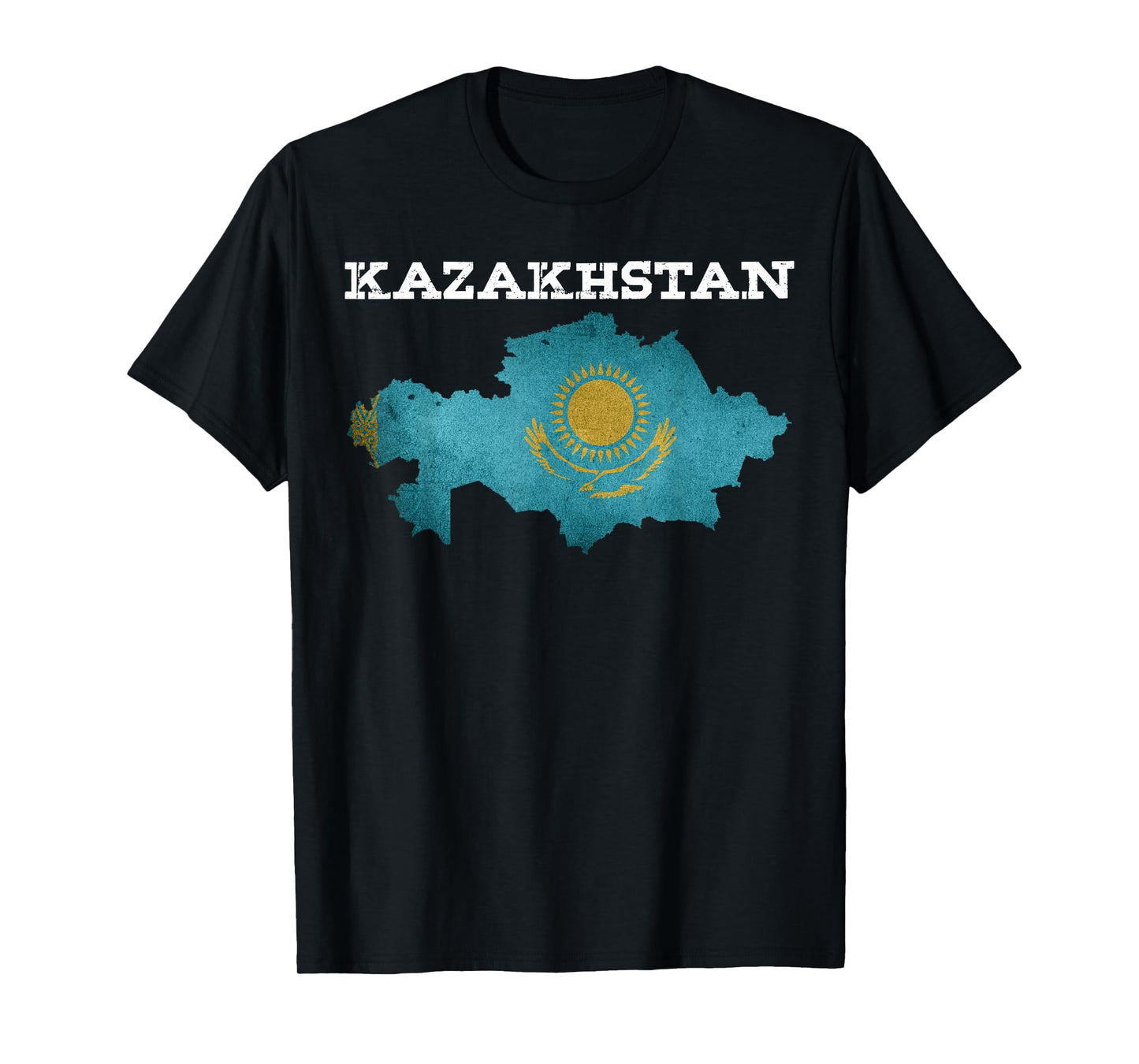 Kazakhstan T-Shirt Patriotic Heritage Eagle Kazakh Flag Gift Women Kids Men T-Shirt