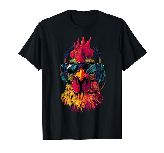 Funny Chicken cool Graffiti Urban art street T-Shirt