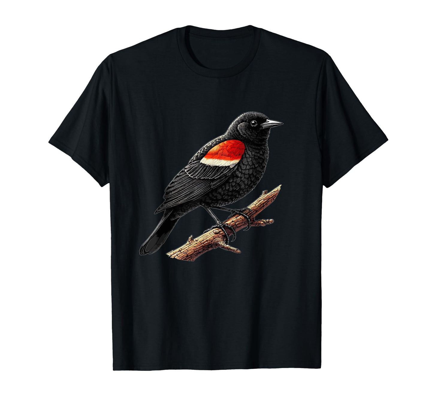 Red-Winged Black Bird, Birdwatching, Red Winged Blackbird T-Shirt