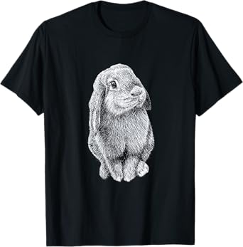 Cute Lop Eared Bunny Rabbit T-Shirt