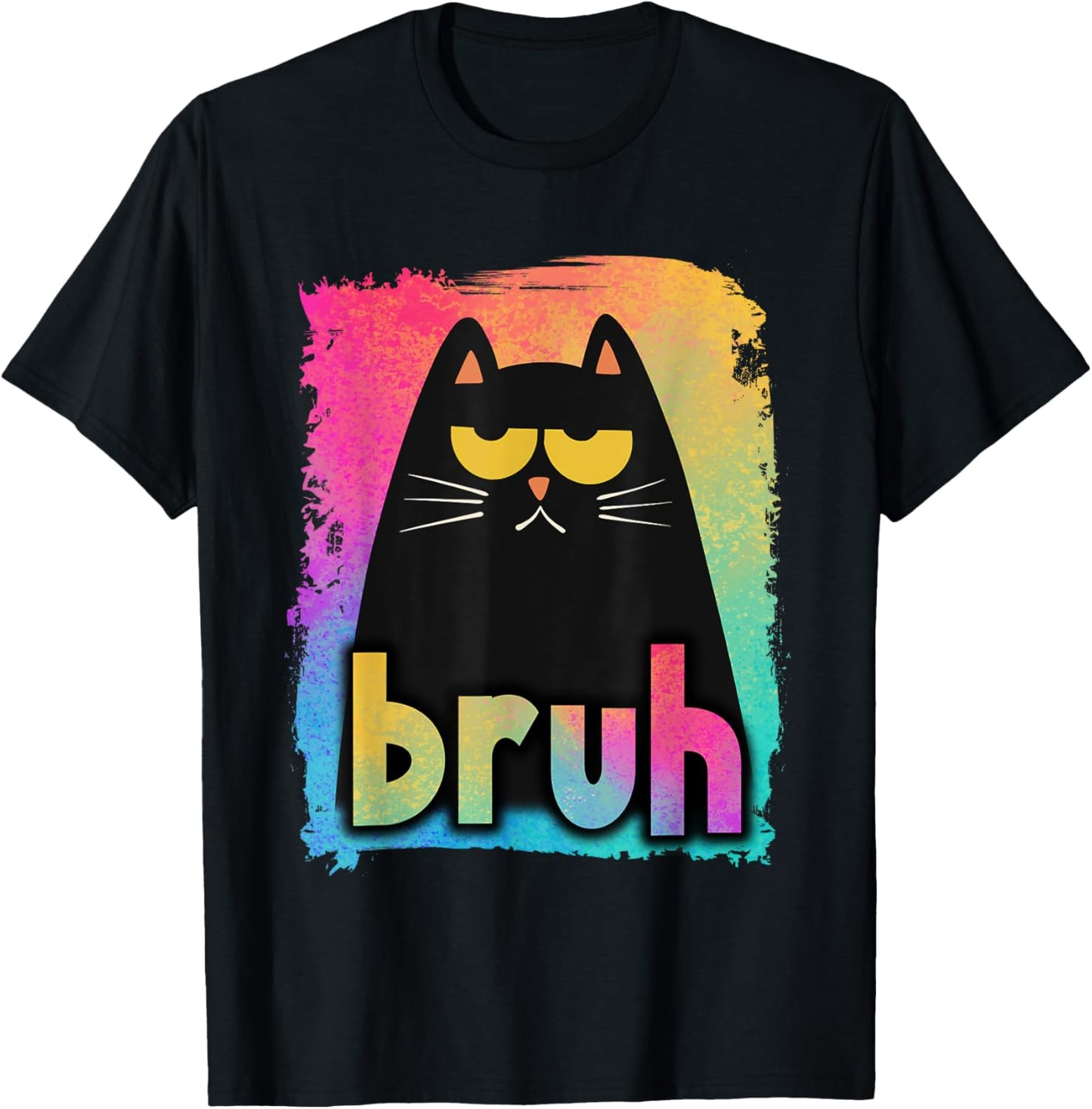 Funny Cat Bruh For Teens Boys Girls Men Women Meme Graphic T-Shirt