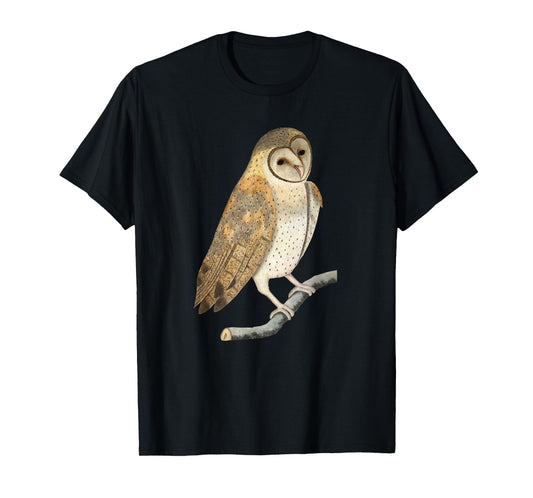 Barn Owl Wildlife Bird of Prey Vintage Graphic T-shirt