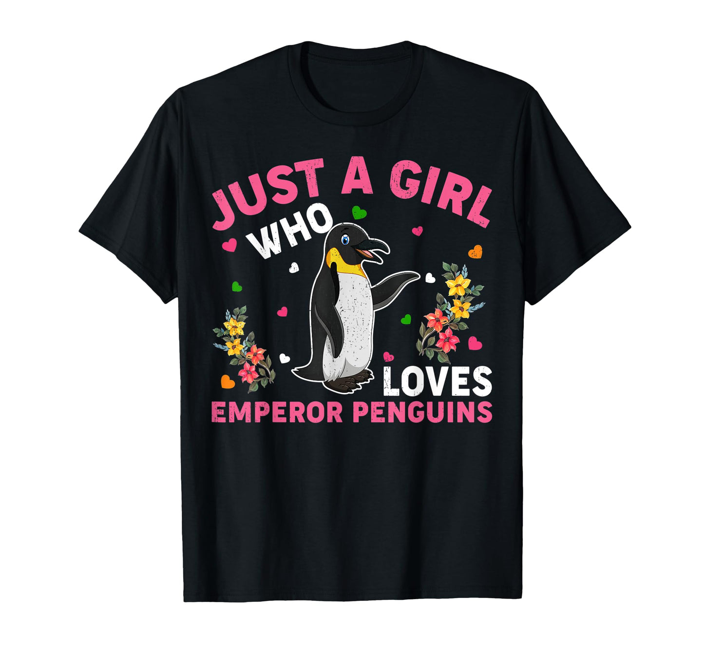 Emperor Penguin Lover Just A Girl Who Loves Emperor Penguins T-Shirt