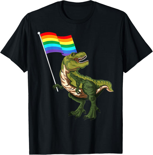 Dinosaur Gay Lesbian LGBT Pride Month Transgender T-Shirt