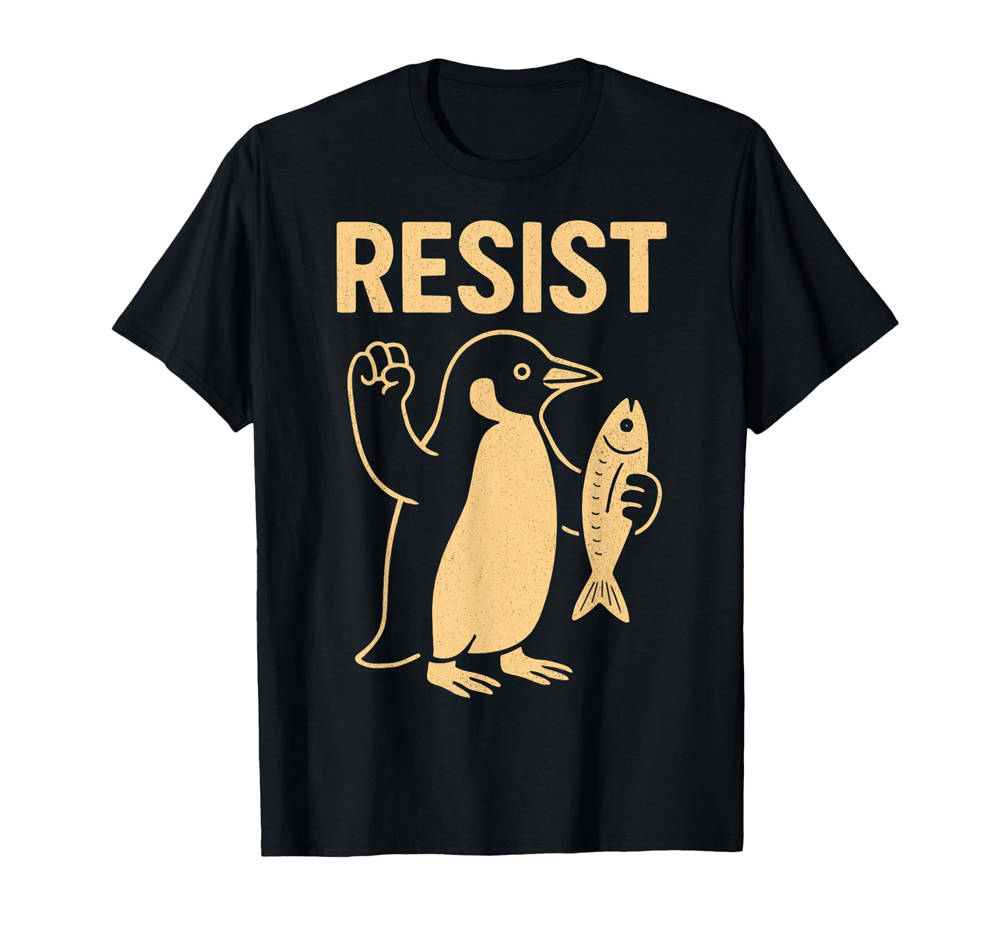 Penguin Resist Penguins Protest Against Tariffs T-Shirt
