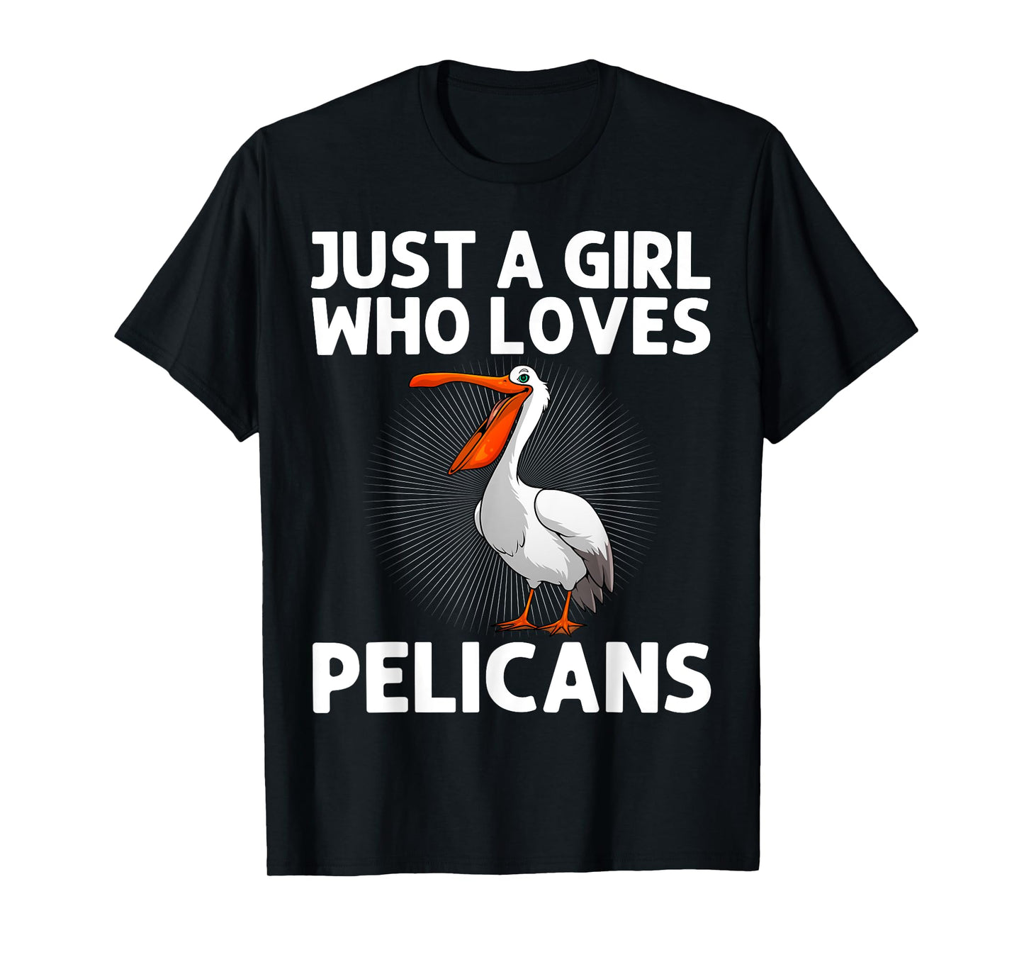 Funny Pelican Art For Women Girls Pelican Bird Pelican Lover T-Shirt