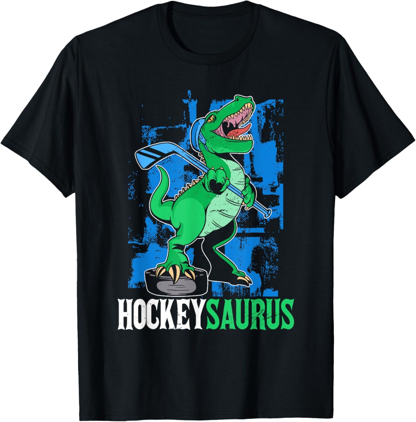Hockeysaurus Funny T-Rex Dinosaur Ice Hockey Player T-Shirt