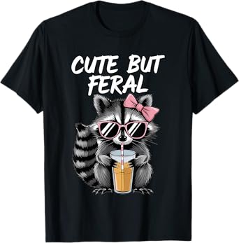 Cute but Feral Raccoon T-Shirt