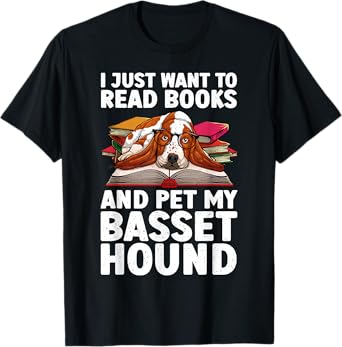 Funny Basset Hound Design For Men Women Basset Hound Lover T-Shirt