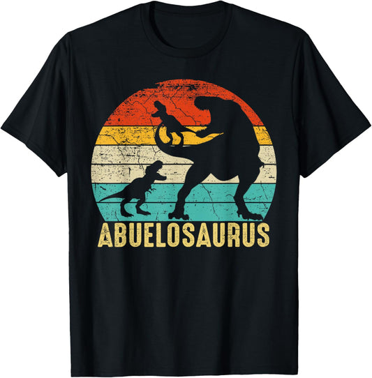 Abuelosaurus T Rex Dinosaur 2 Kids Fathers Day,christmas T-Shirt