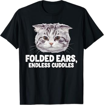 Scottish Fold Cat Lover Kitten Animal Cat Lady Pet Kitty T-Shirt