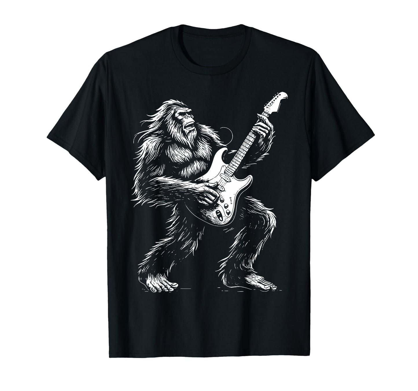 Bigfoot Guitar T-Shirt