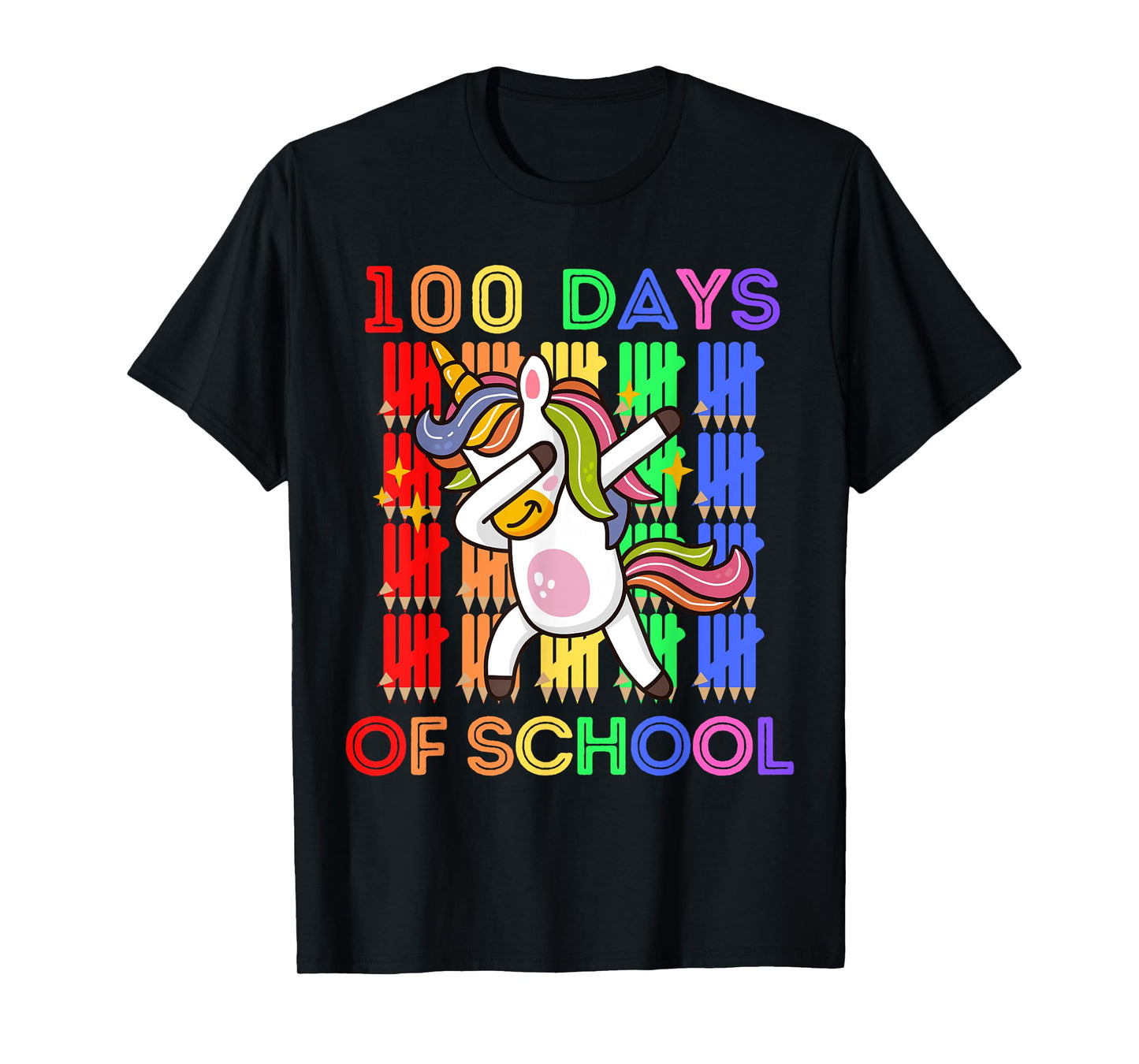 100 Days Of School Shirt Unicorn 100 Days Smarter 100th Day T-Shirt