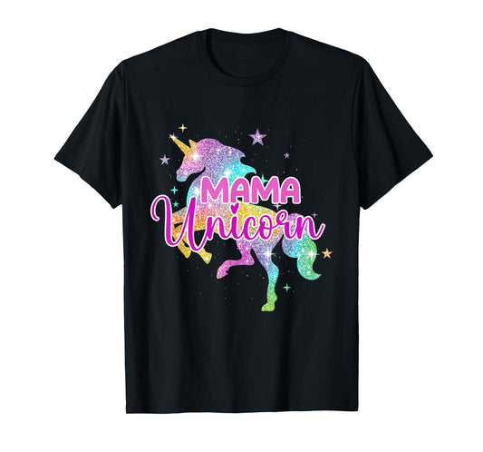 Mama Unicorn - Mythical Animal Fantasy Creature Magical T-Shirt