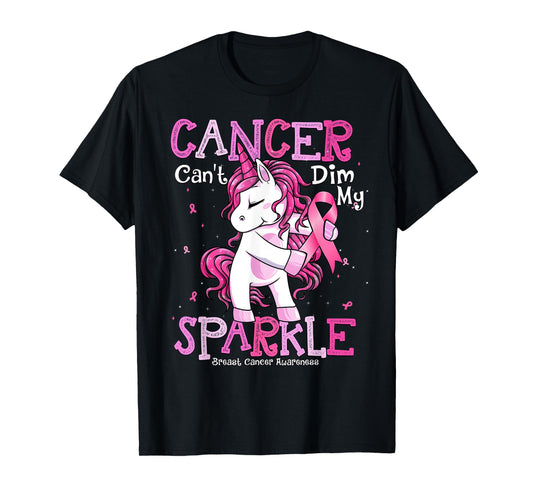 Breast Cancer Support Shirt Breast Cancer Awareness Unicorn T-Shirt