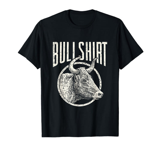 Funny This Is My Bull Shirt Casual Shirt T-Shirt