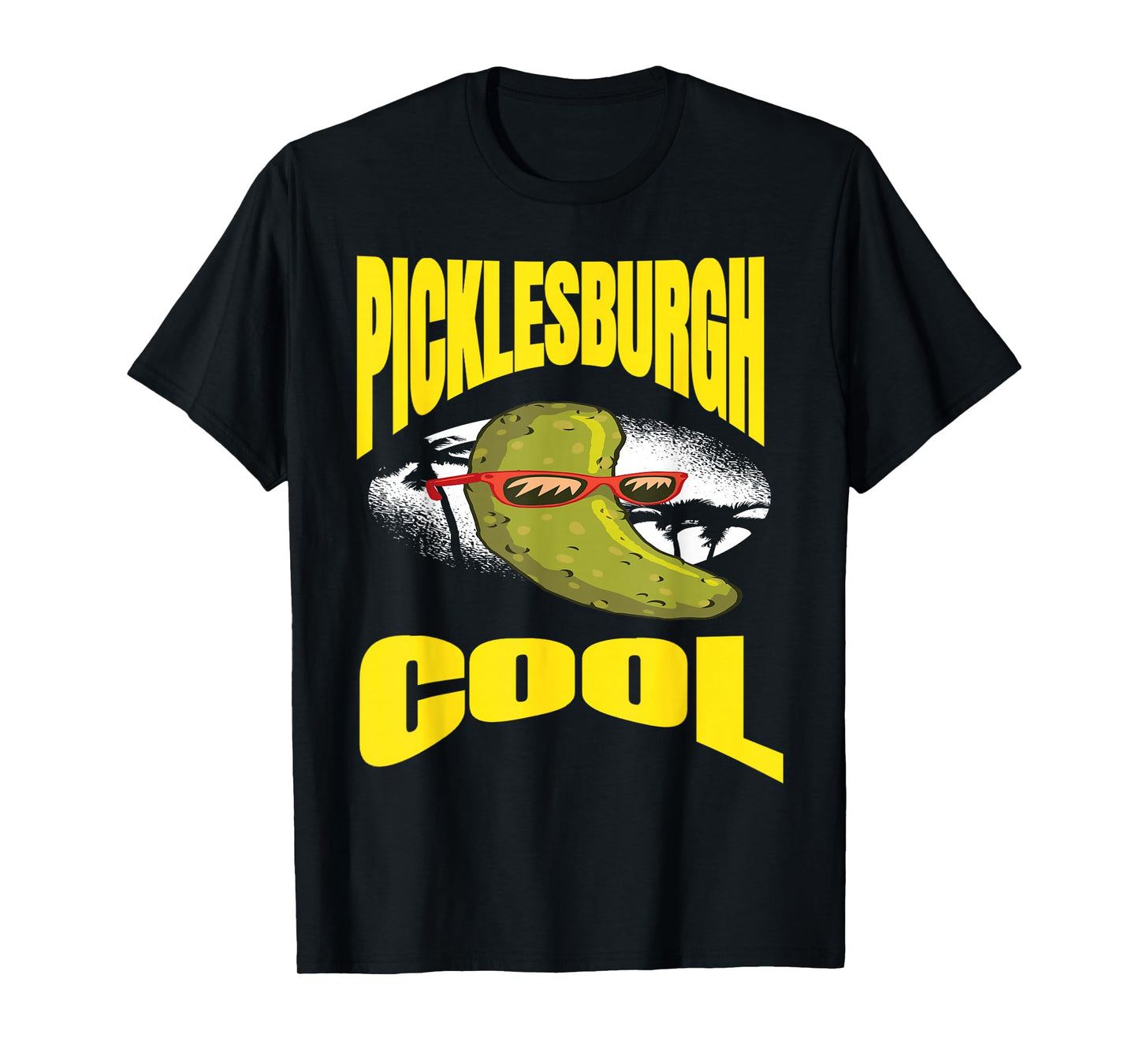 Funny Pittsburgh Humor Picklesburgh Cool Relaxing Pickle T-Shirt