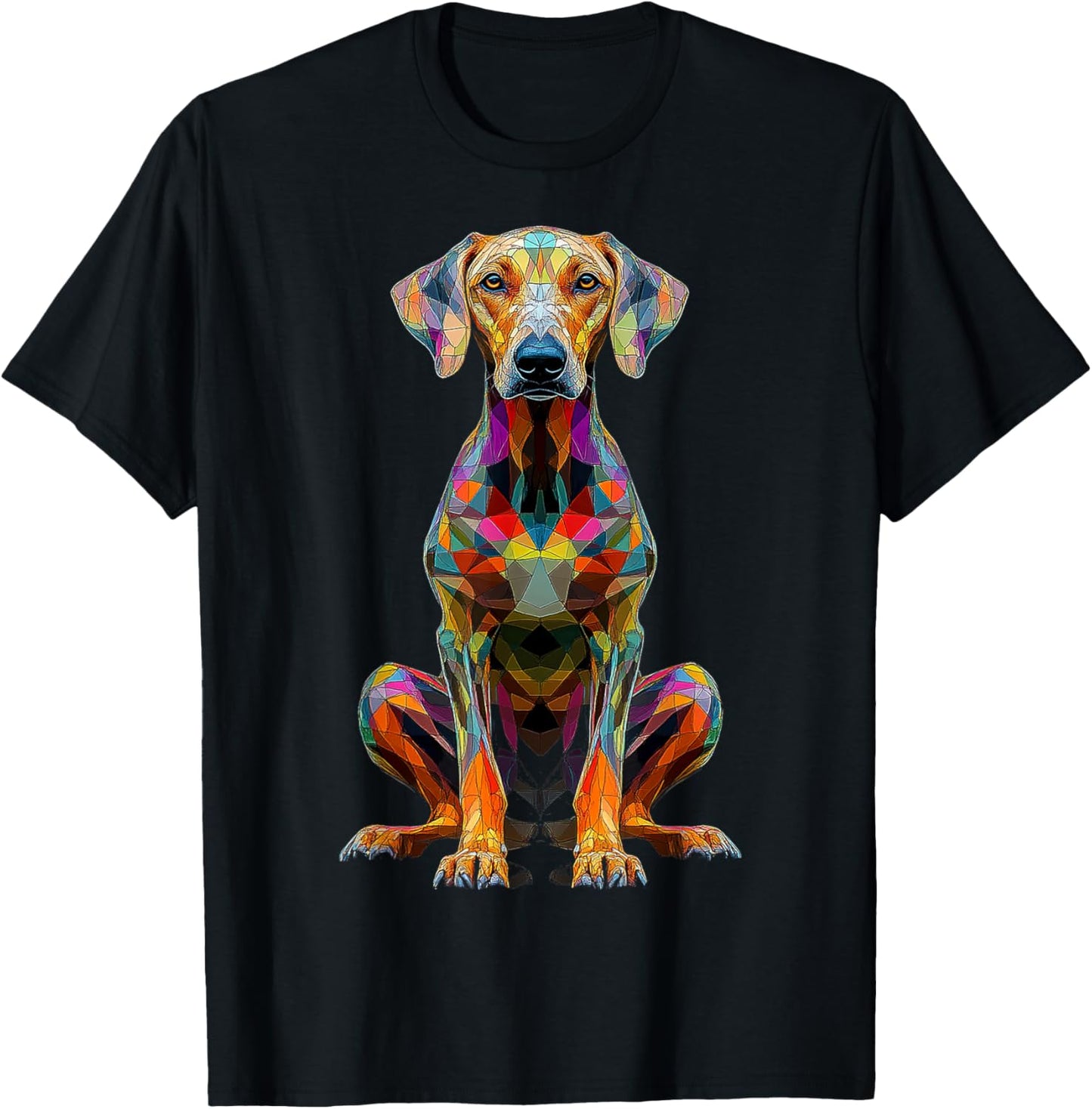 Foxhound Dog Graphic Pet Artwork Colorful Foxhound T-Shirt