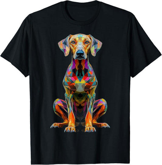 Foxhound Dog Graphic Pet Artwork Colorful Foxhound T-Shirt