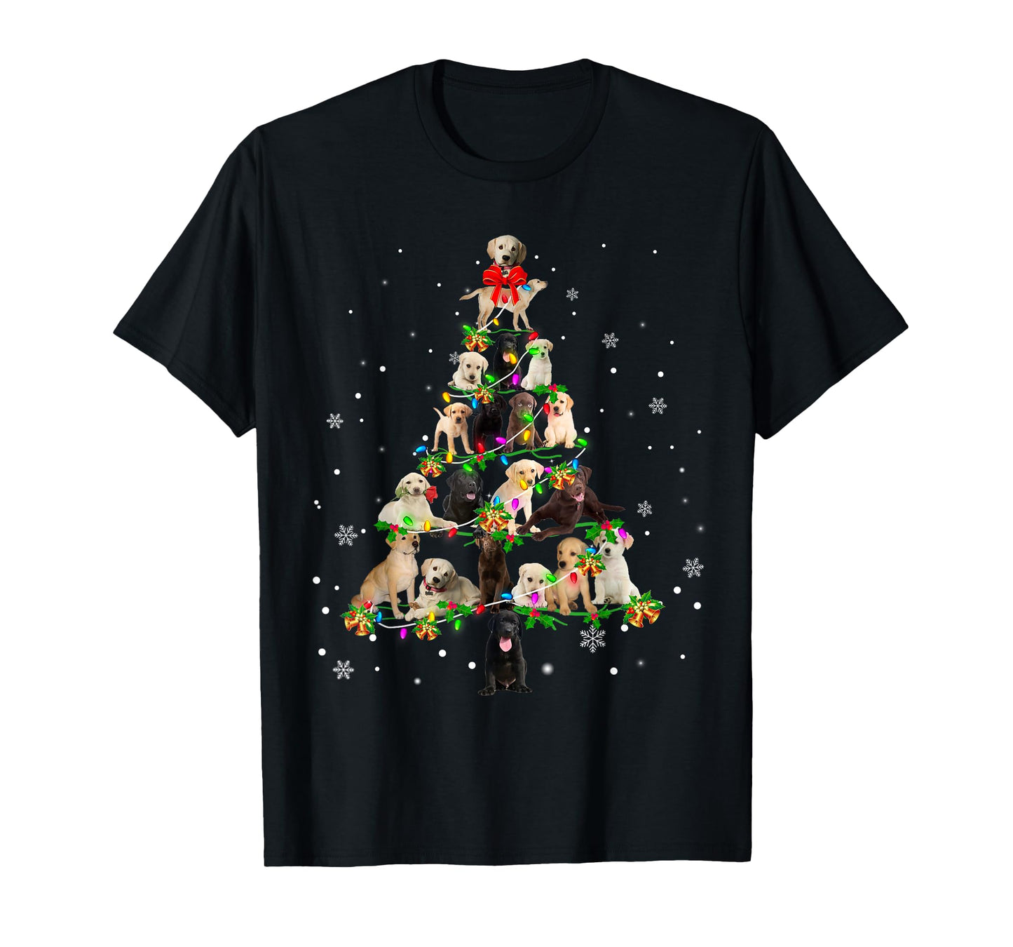 Labrador Retriever Christmas Tree X-Mas Gift T-Shirt
