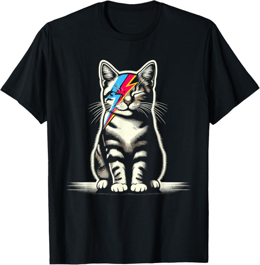 Meowie Cat Rock Music Concert Band Men Kids Women Funny Cat T-Shirt