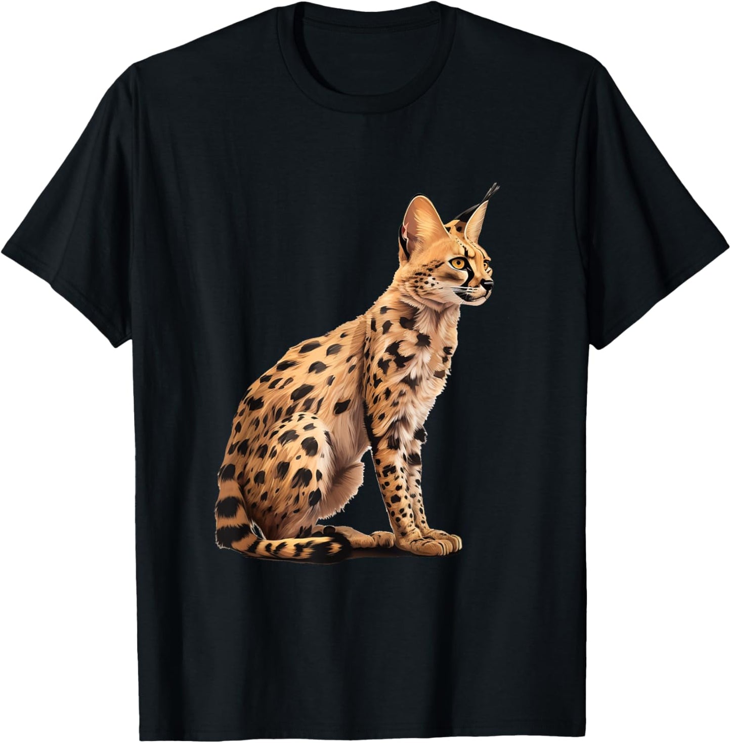 Serval Cat Wild Cat Serval Animal Servals African Wildcat T-Shirt