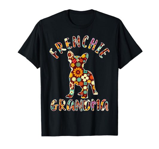 Frenchie Grandma Funny French Bulldog Owner T-Shirt for Men Women Girls Kids