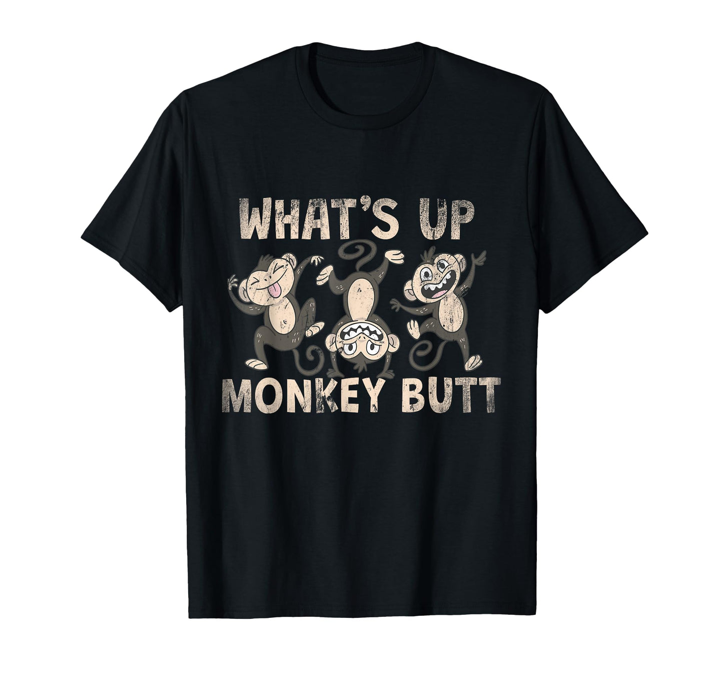 Funny Sup Monkey Butt T-Shirt