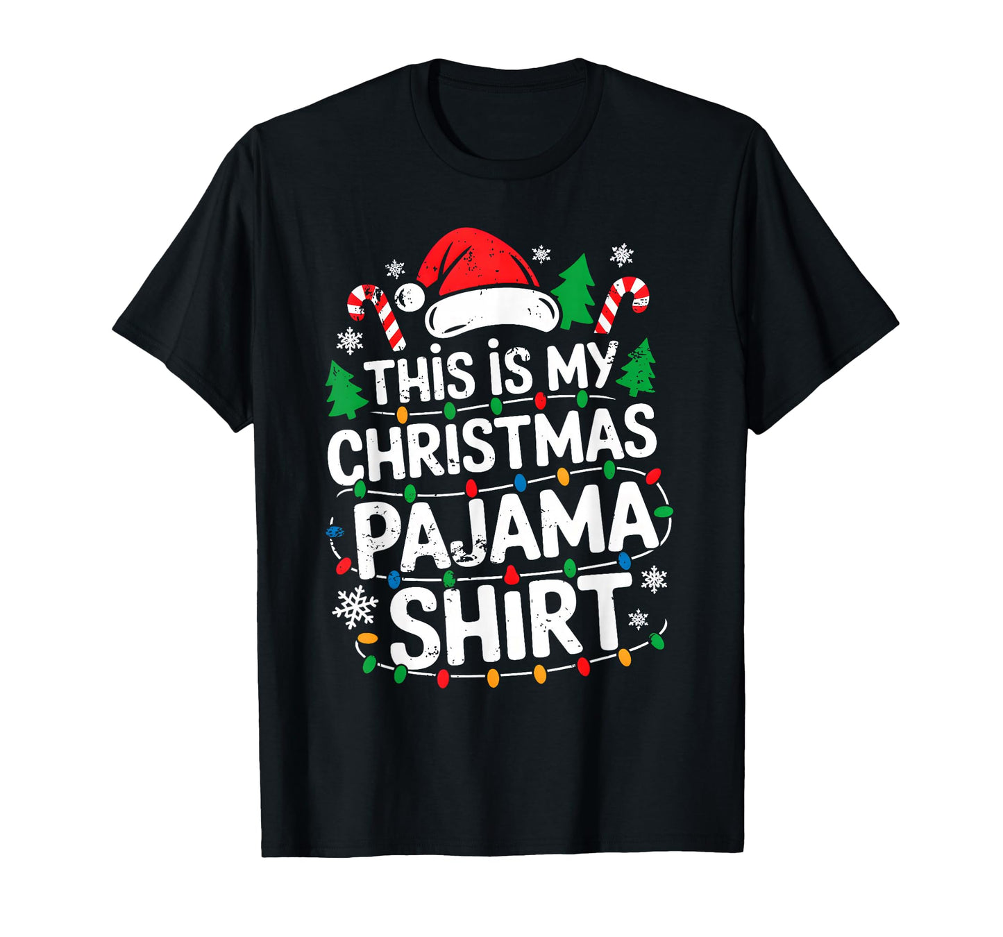 This is My Christmas Pajama Shirt Xmas Family Christmas 2025 T-Shirt