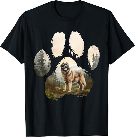 Caucasian Shepherd Mountain Paw Design Dog Mom Dad T-Shirt